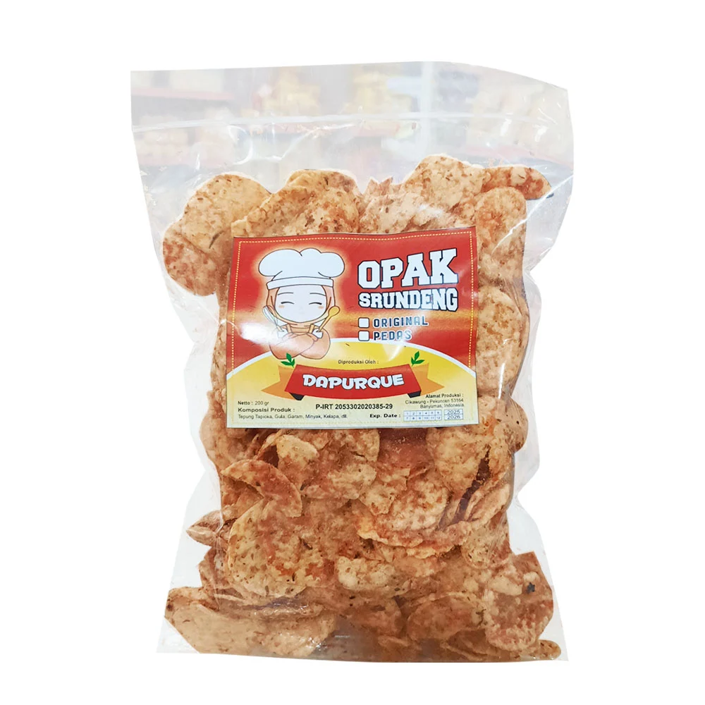 Dapurque Snack Opak Srundeng