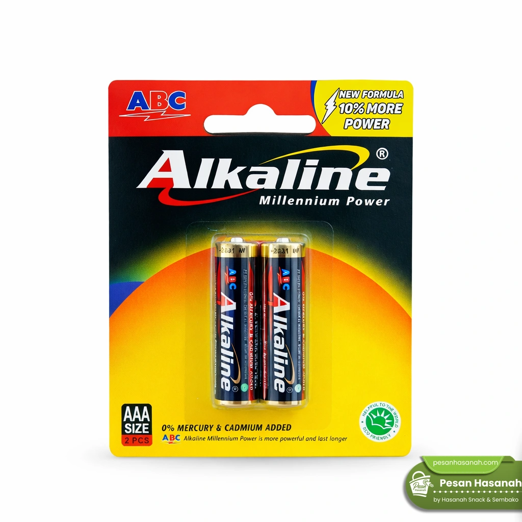 Baterai Abc Alkaline Aaa Lr03 1,5v Isi 2