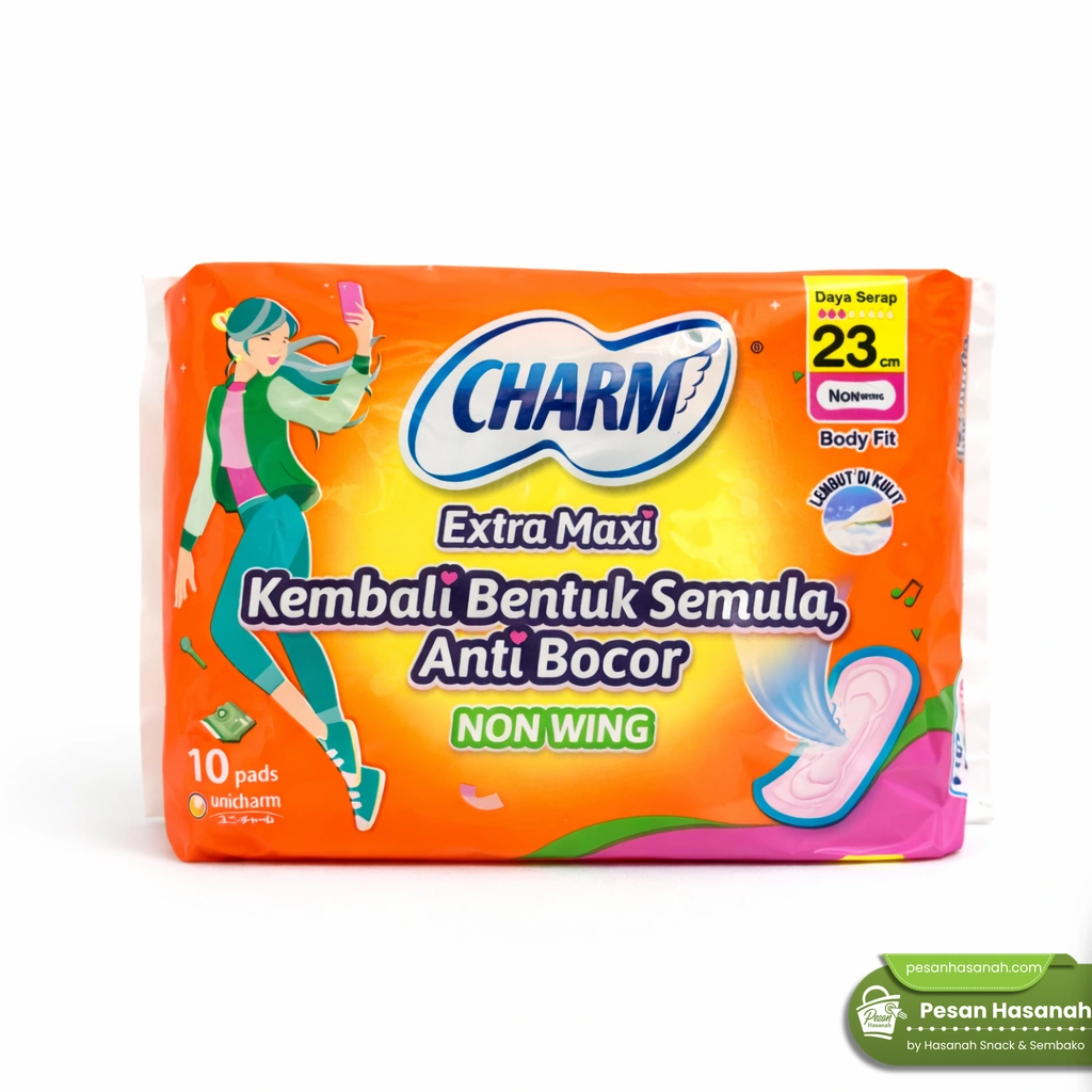 Charm Body Fit Extra Maxi 23cm Isi 10