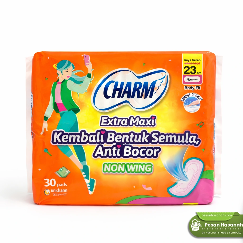 Charm Body Fit Extra Maxi 23 Cm Isi 30