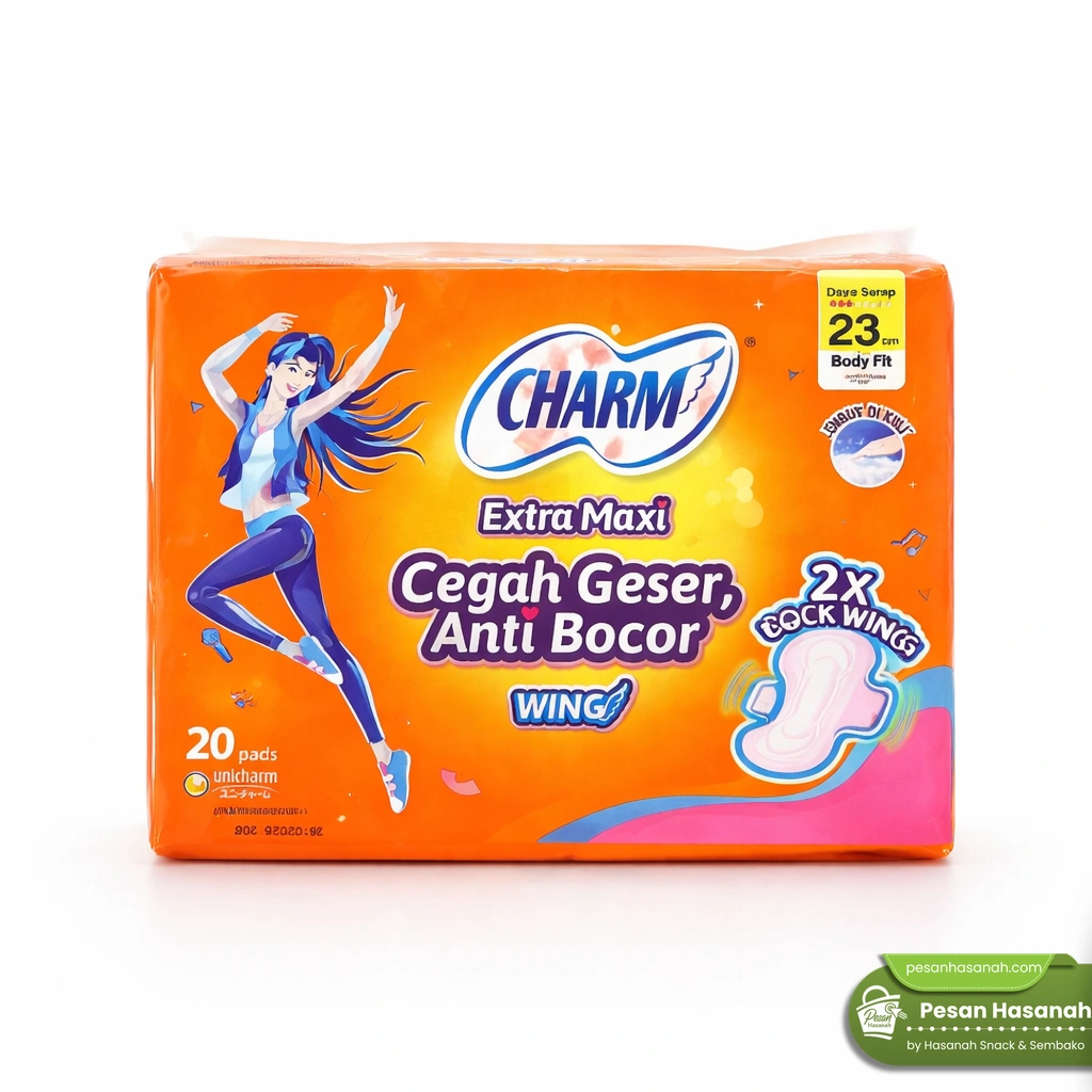 Charm Body Fit Extra Maxi Wing 23 Cm Isi 20