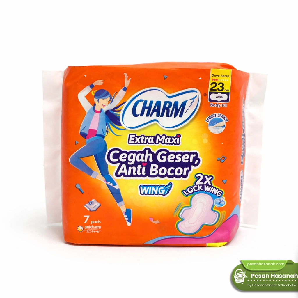Charm Body Fit Extra Maxi Wing 23 Cm Isi 7