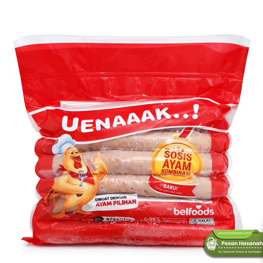 Belfoods Uenaaak Sosis Ayam 375 G