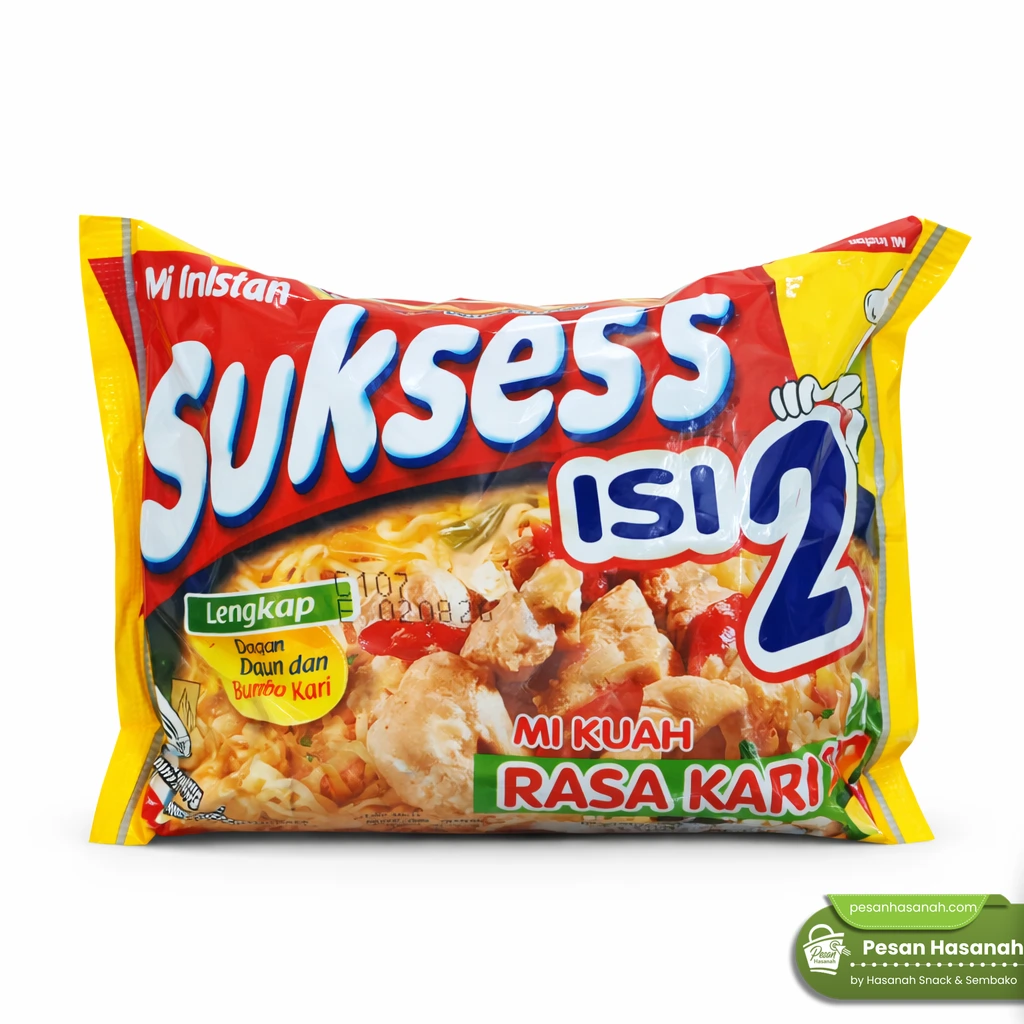 Mi Instan Sukses Isi 2 Kuah Kari Ayam 116 G