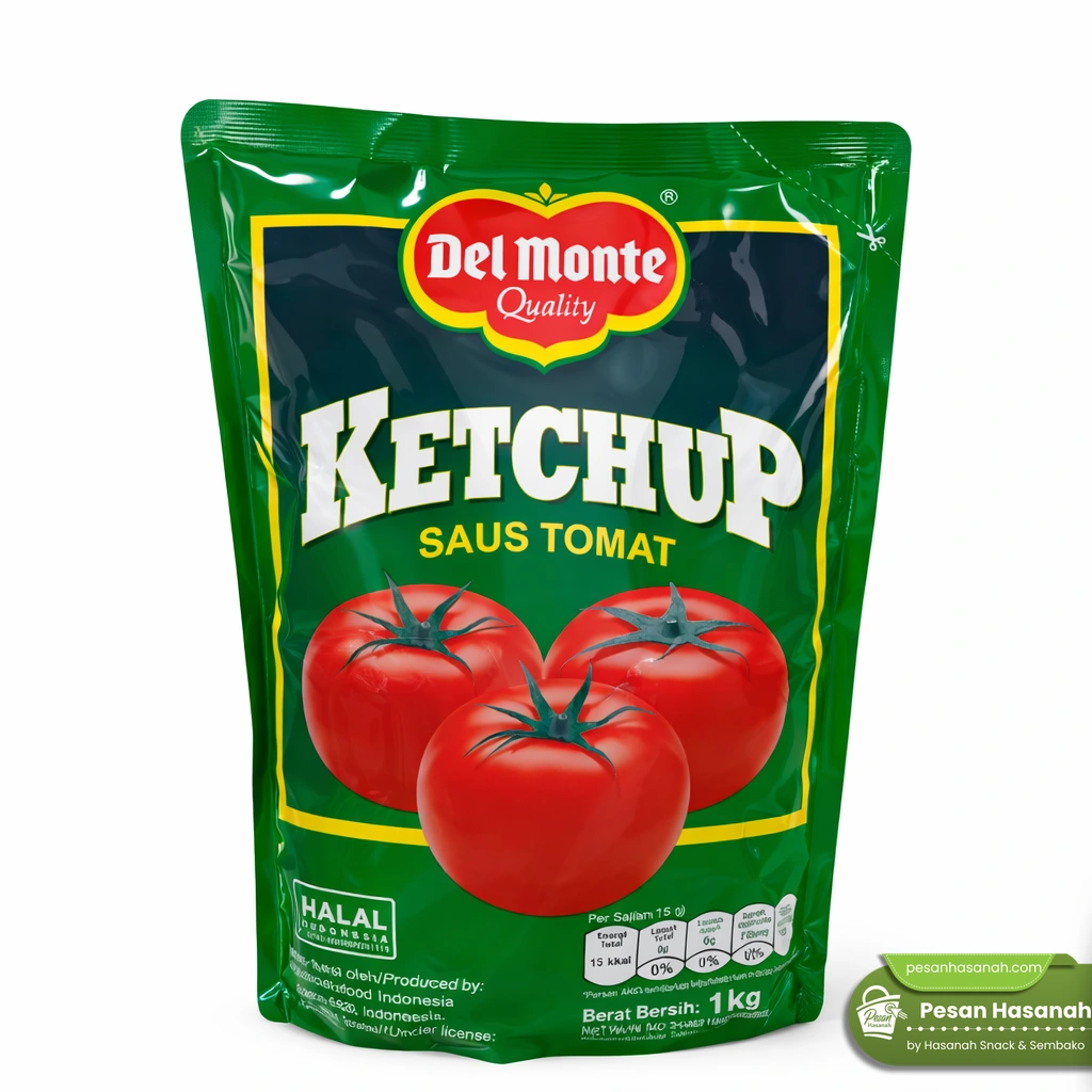 Saus Delmonte Ketchup Saus Tomat 1 Kg Pouch