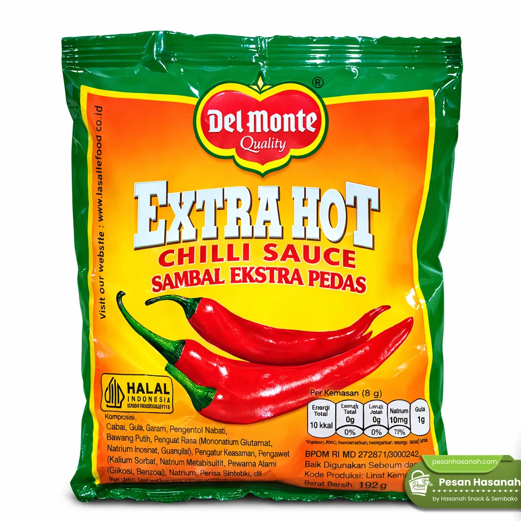 Saus Delmonte Extra Hot Isi 24x9 G