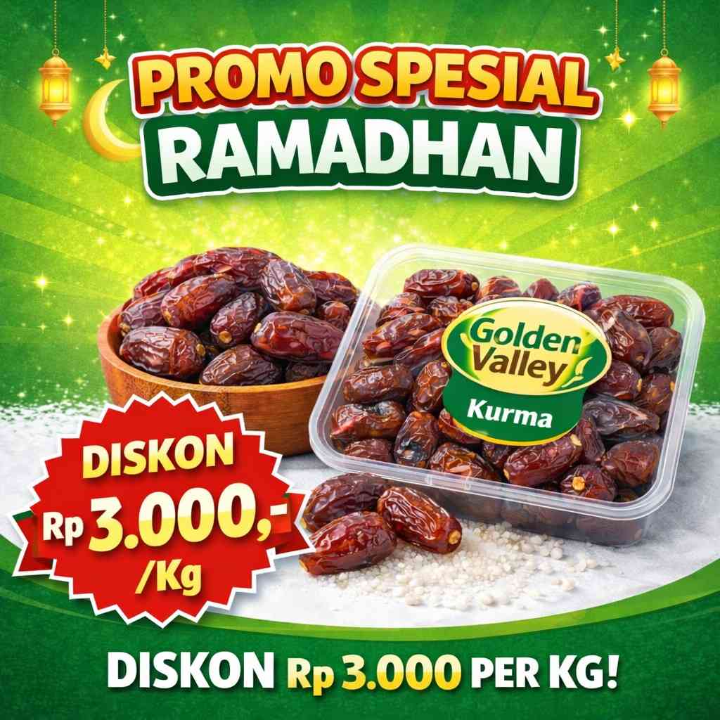 Ramadan Berkah Beli Beras Gratis Kurma